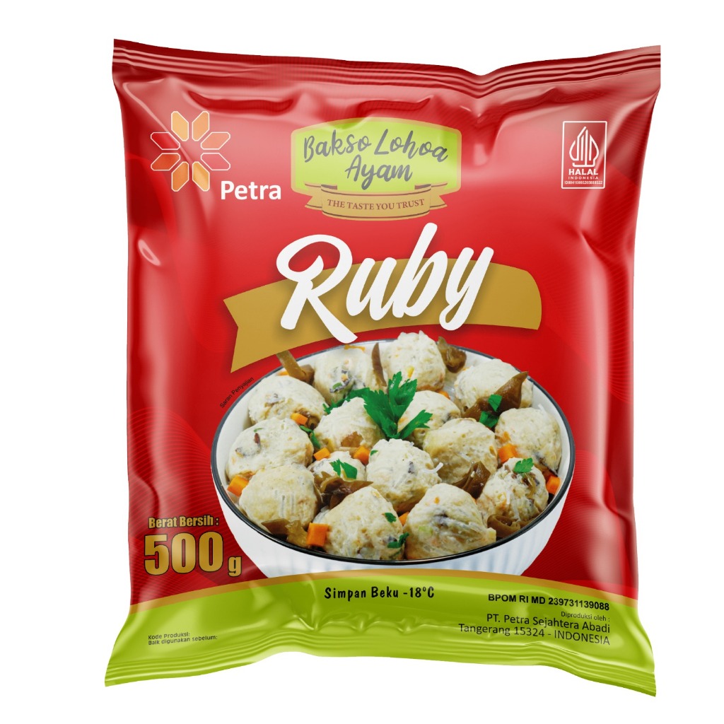 

Bakso Lohoa Ayam Ruby 500 Gram