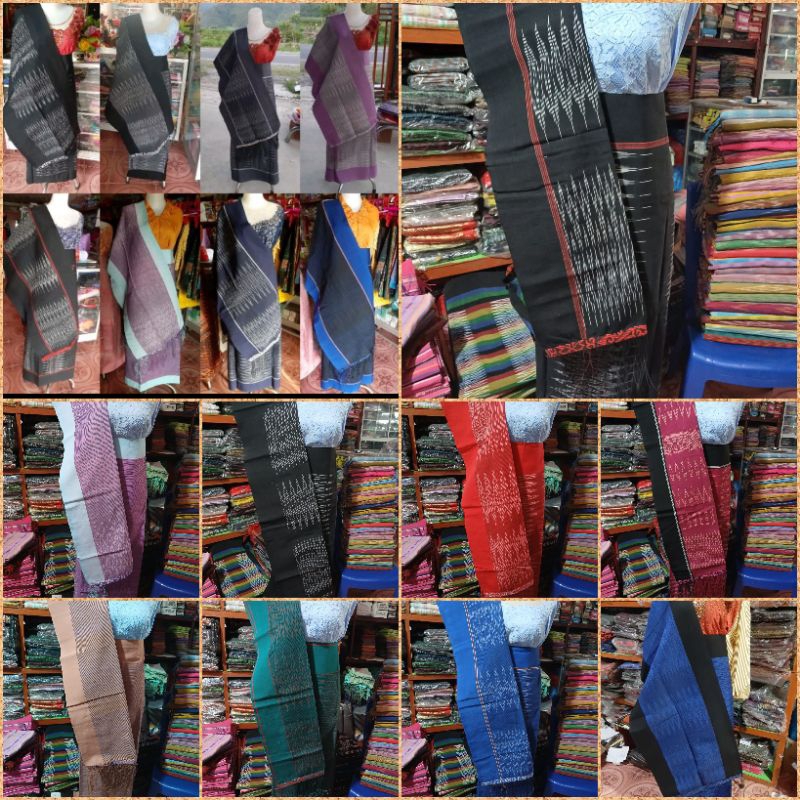 ASLI MANDAR TARUTUNG SONGKET BATAK HITAM BIRU SONGKET ULOS SIBOLANG RASTA BIRU HITAM SONGKET ULOS SI