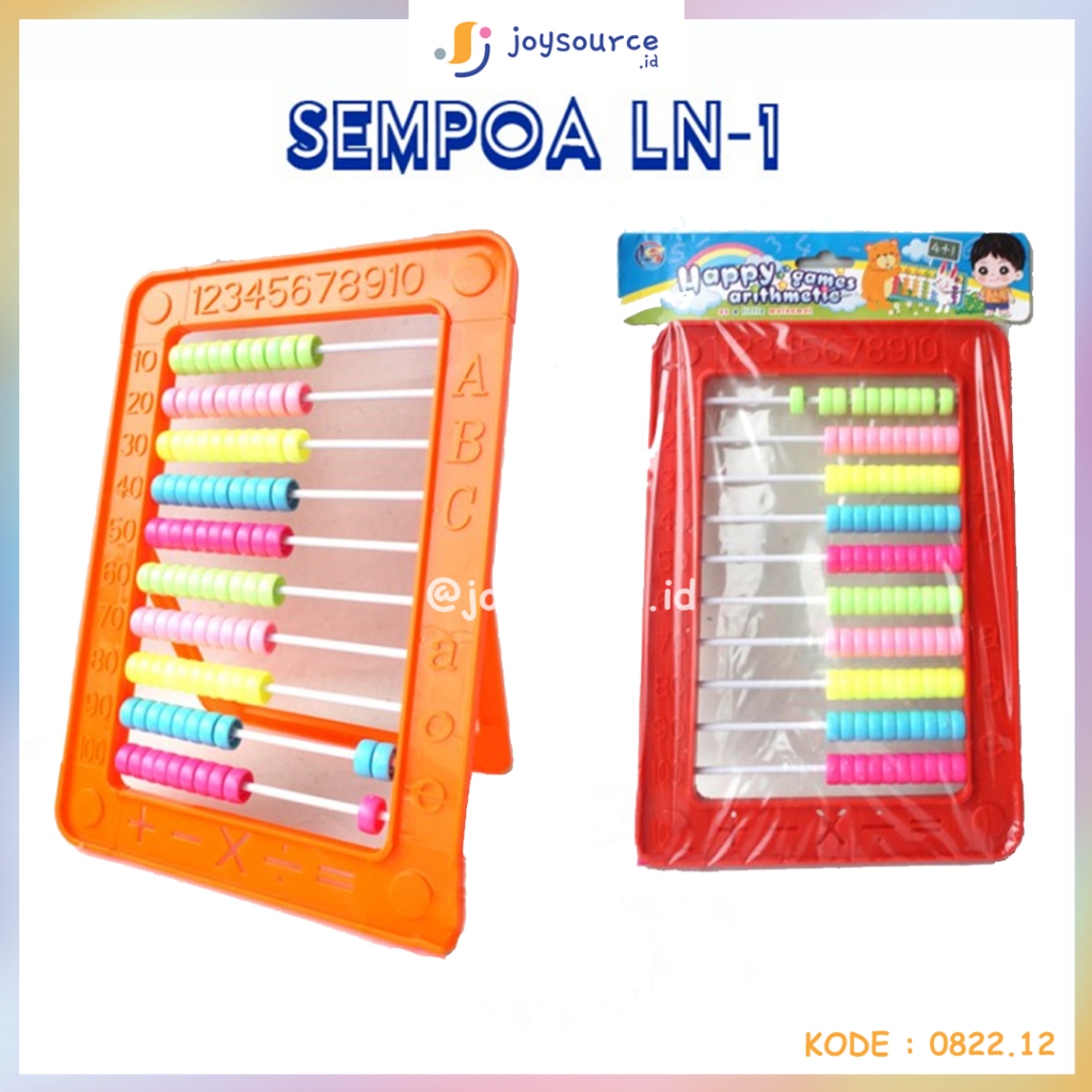 MAINAN ANAK EDUKASI SEMPOA HAPPY GAME ARITHMETIC LN2 LN1 BELAJAR BERHITUNG