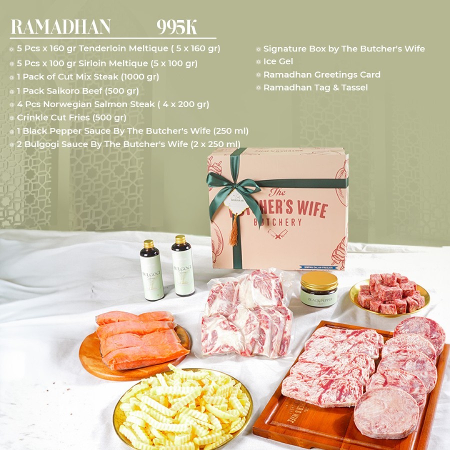 

Hampers Lebaran Premium | Parcel Daging Steak 20 pax - Ramadhan