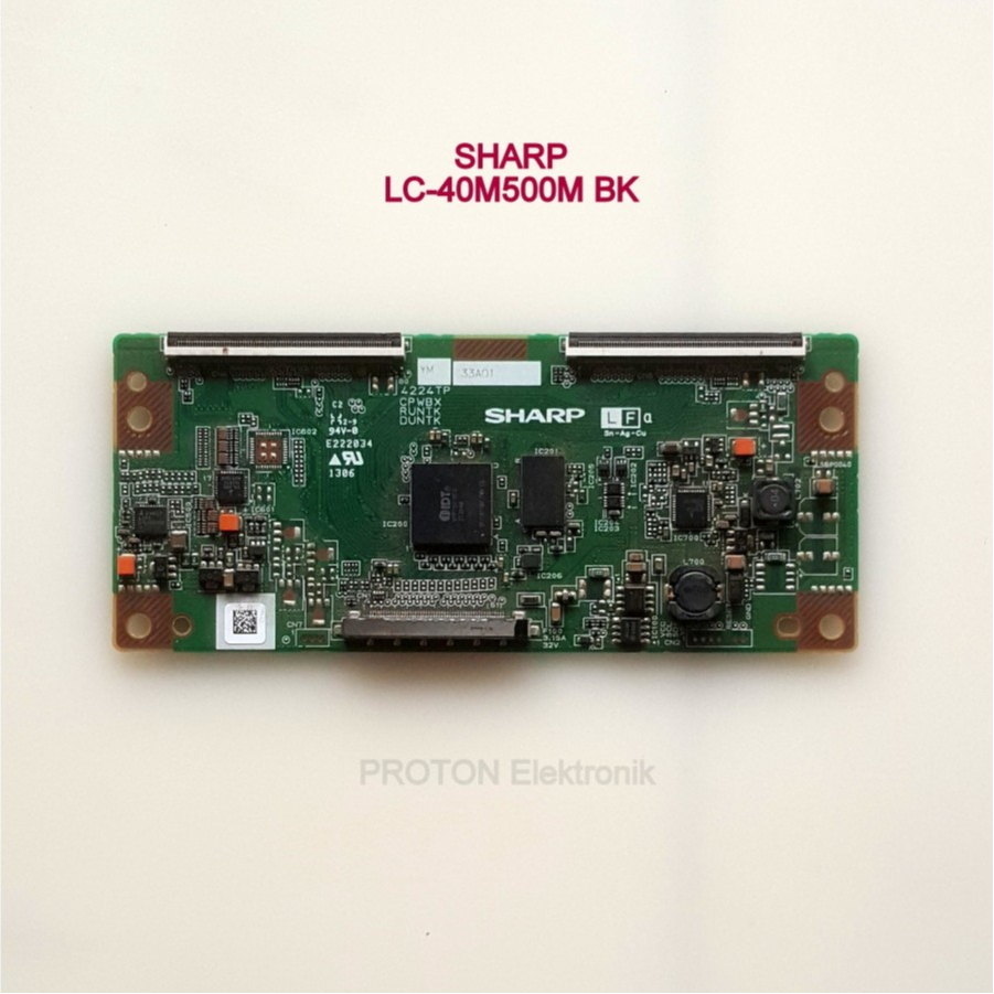 Tcon LCD Sharp Aquos LC-40M500M 40L500M Mesin Tikon 4224TP CPWBX RUNTK DUNTK YM 33A01 E222304