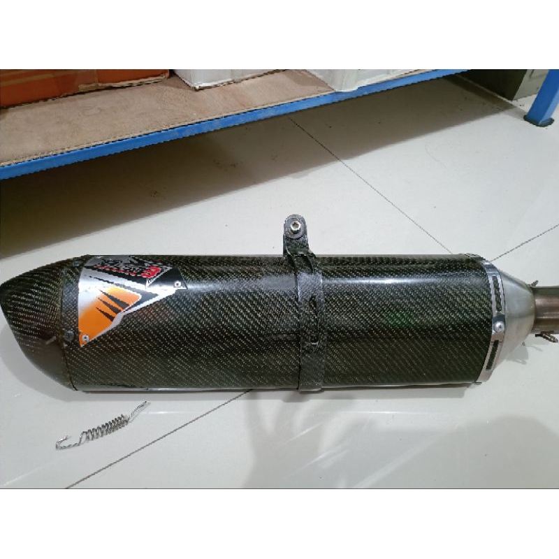 knalpot bes3 karbon full sistem pnp CBR 250RR