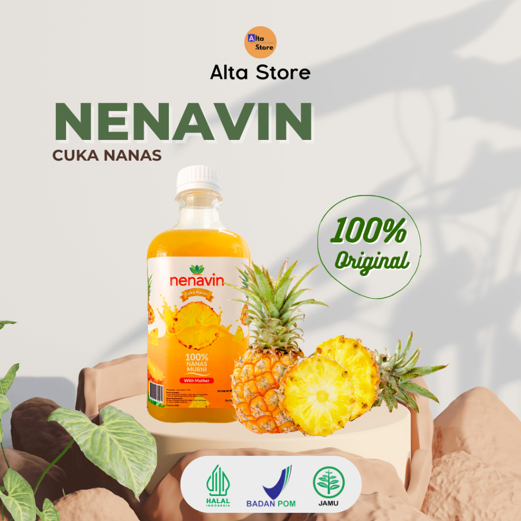 

Nenavin Cuka Nanas Asli Original Untuk Diabetes Bantu Turunkan Gula Darah Makassar