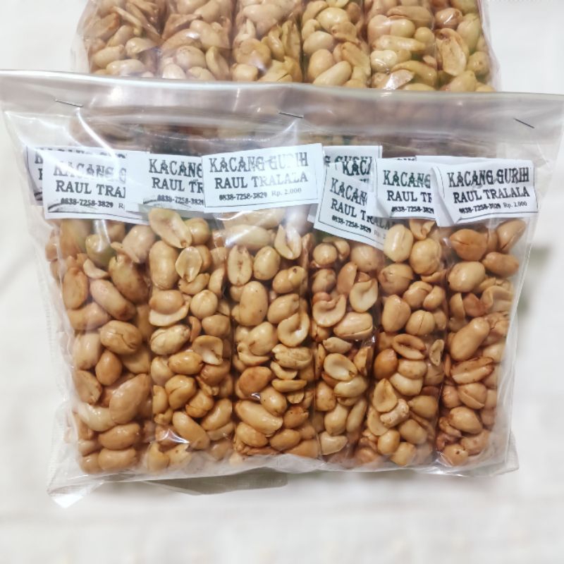 

KACANG GORENG KEMASAN EKONOMIS (1 Pack Isi 12 Bungkus Berat Satuan 25g) Rasa Gurih Bawang Putih