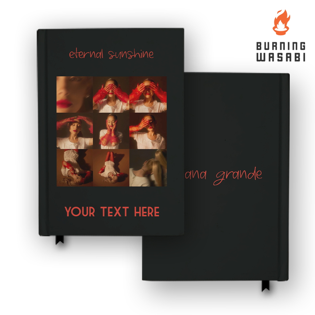 

Notebook Buku Ariana Grande Eternal Sunshine 5 Hardcover Custom Diary Gift Jurnal Agenda Paper Station Paper Stationery Burning Wasabi A5 A6