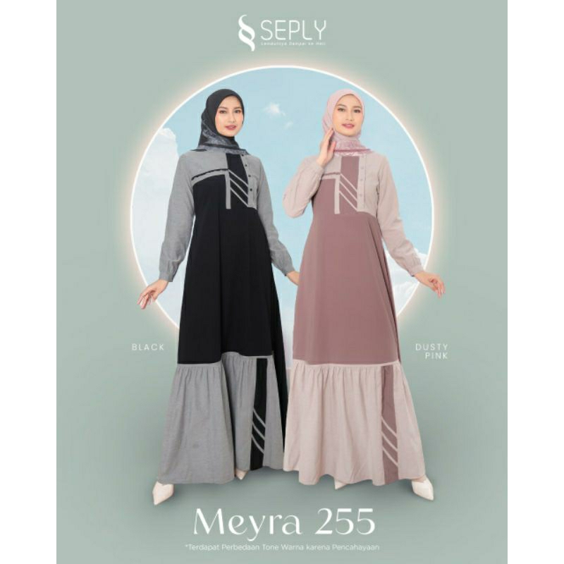 Gamis Meyra 255 by Seply/Gamis dewasa seply/