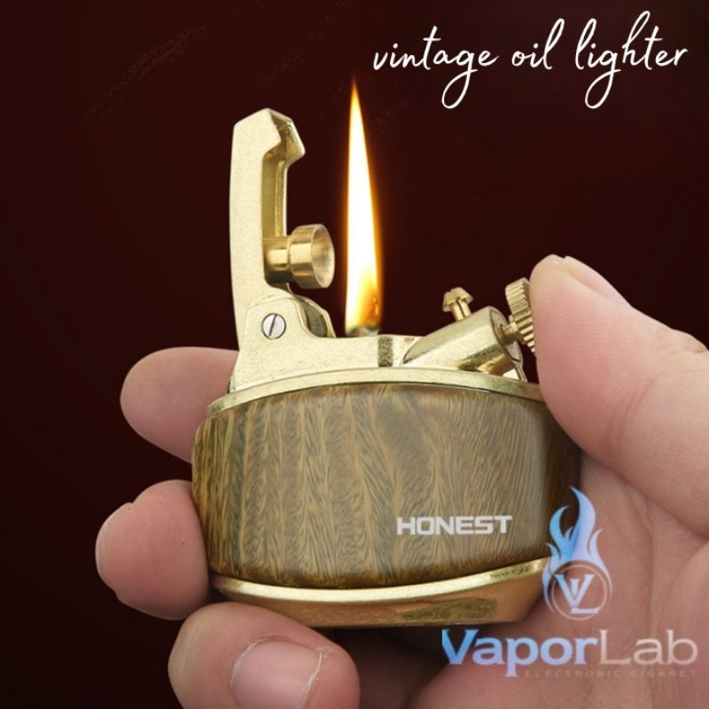 korek api classic sumbu minyak vintage oil lighter gift box HONEST