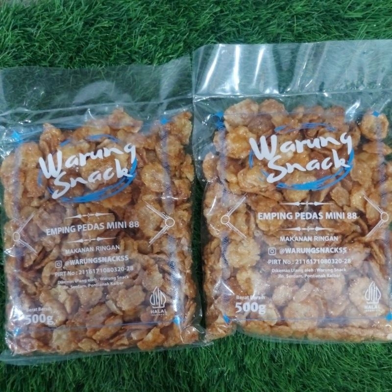 

Snack emping pedas mini 500g
