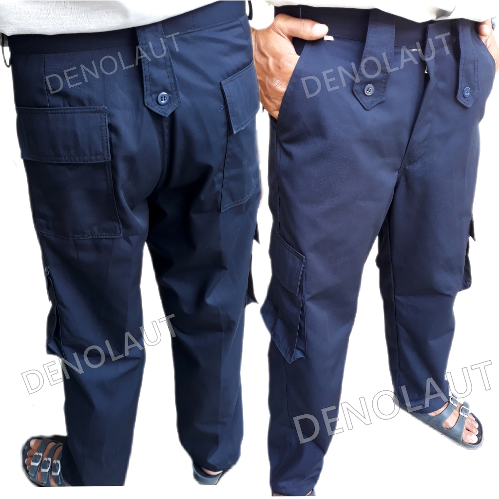 Celana PDL Biru Dongker / Celana PDL Damkar / Celana PDL Satpam Security