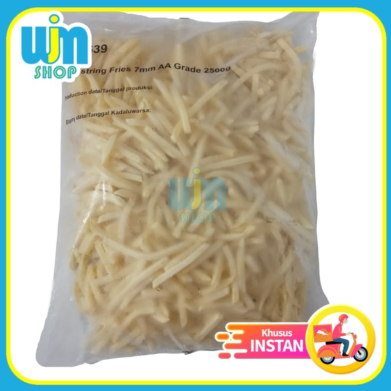 

Kentang Goreng Beku Neutral 2,5kg Shoestring Cut