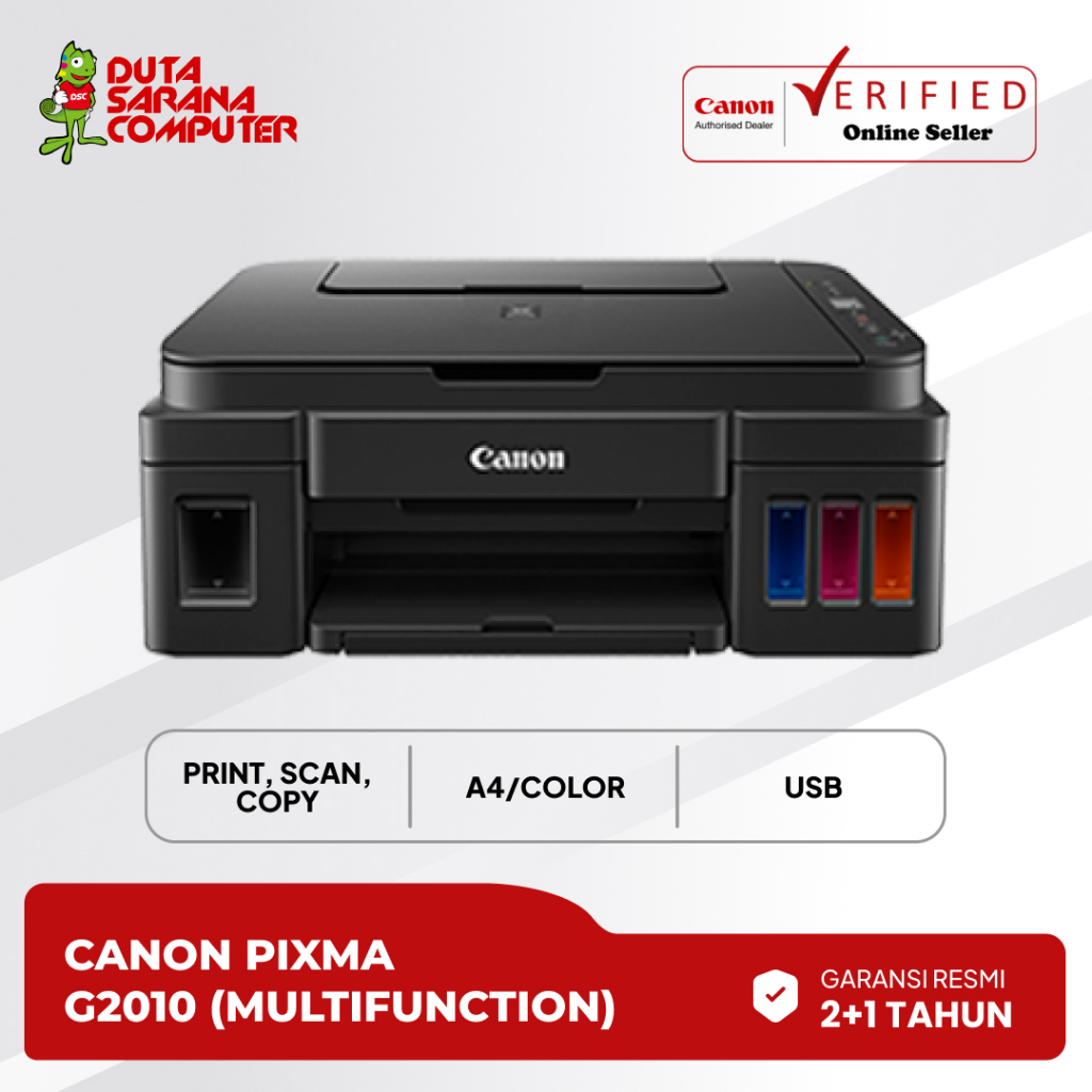 PRINTER CANON PIXMA G2010 G-2010 G 2010 Print Scan Copy A4 MURAH