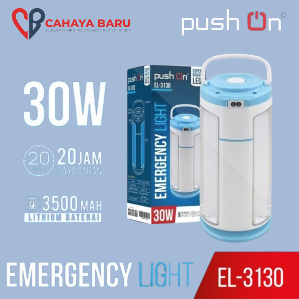 EMERGENCY LAMP PUSH ON 3130
