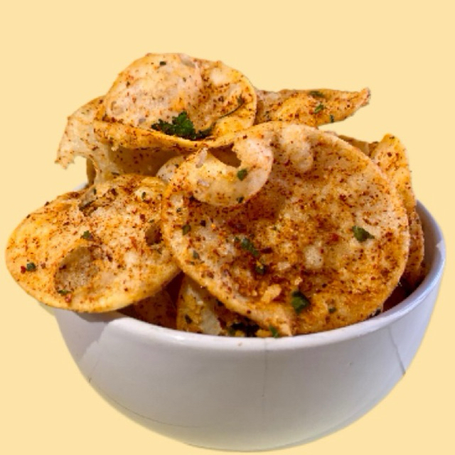 

Cireng kering pedas jeruk ( kemasan 1kg )