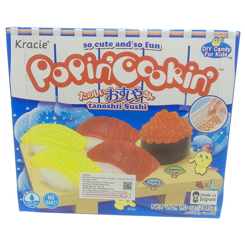 KRACIE POPIN COOKIN TANOSHI OSUSHI YASAN 28.5 G