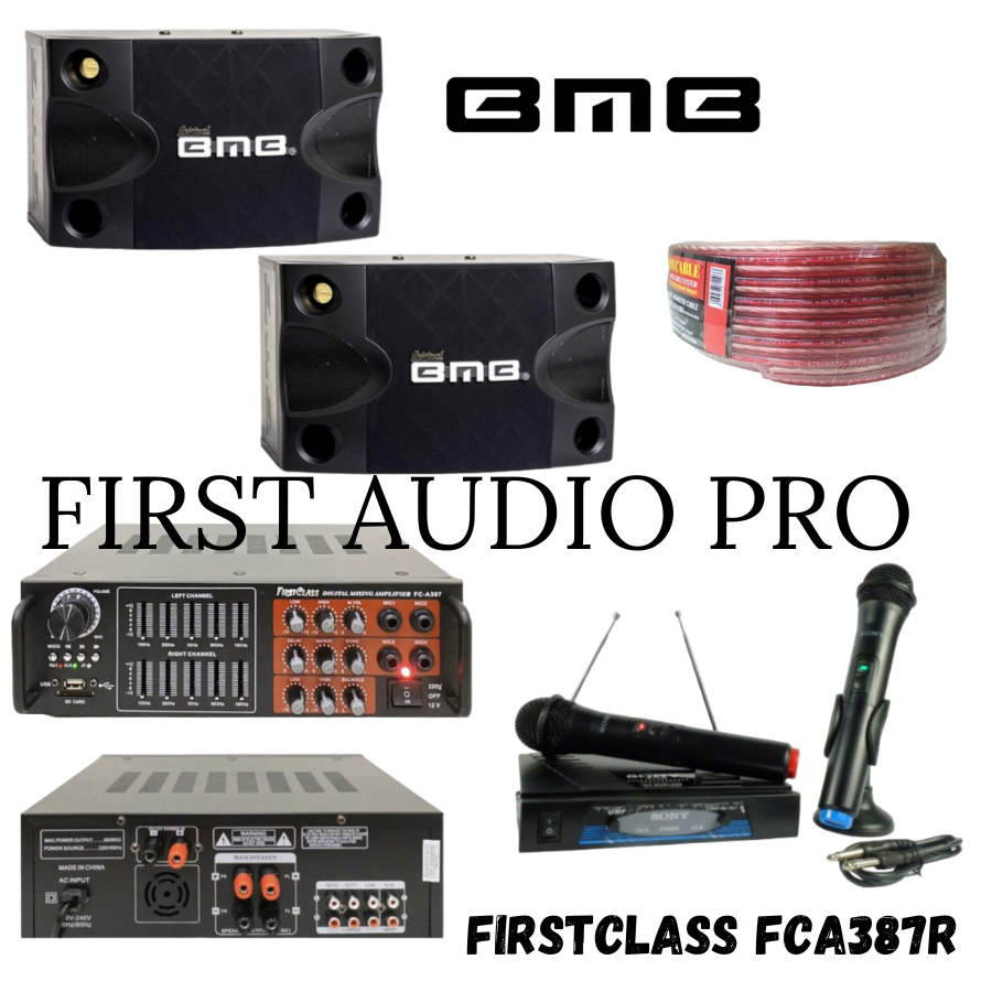 Paket karaoke bmb cs252v + ampli Firstclass Fca387 Original BMB