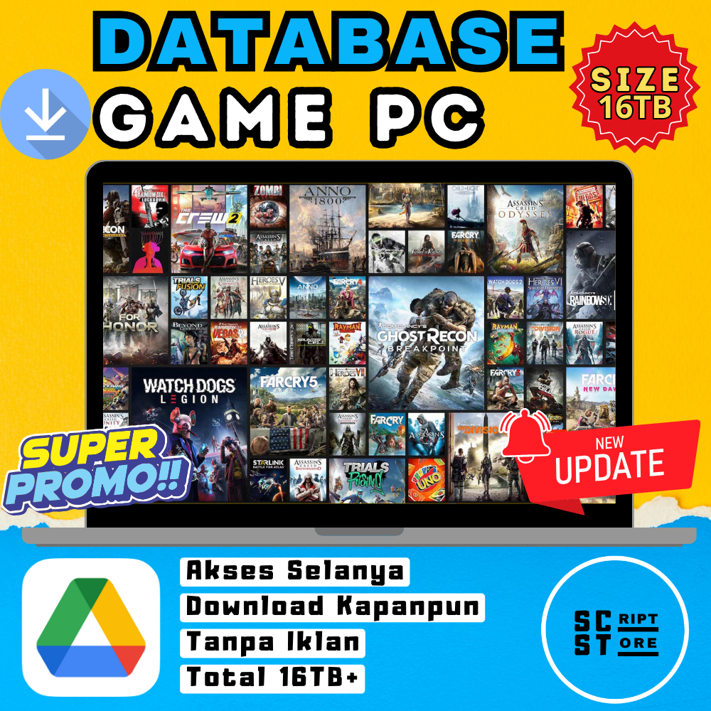 DATABASE GAME PC - AKSES SELAMANYA - GDrive