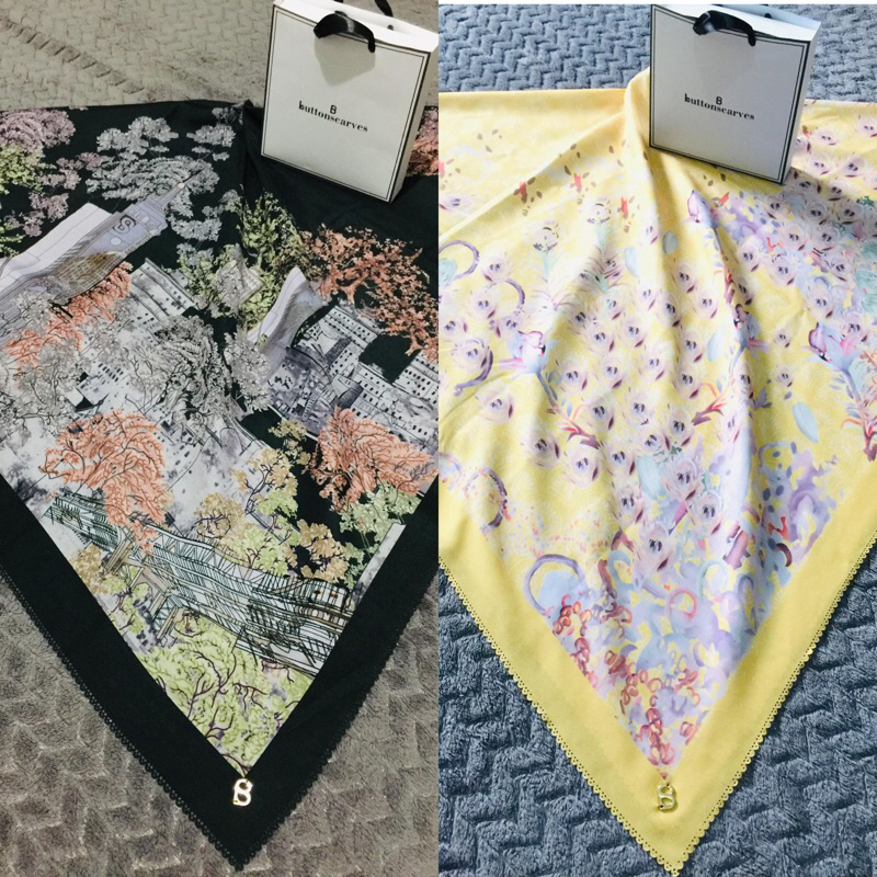 Buttonscarves Newyork 3 & Ederra Curry