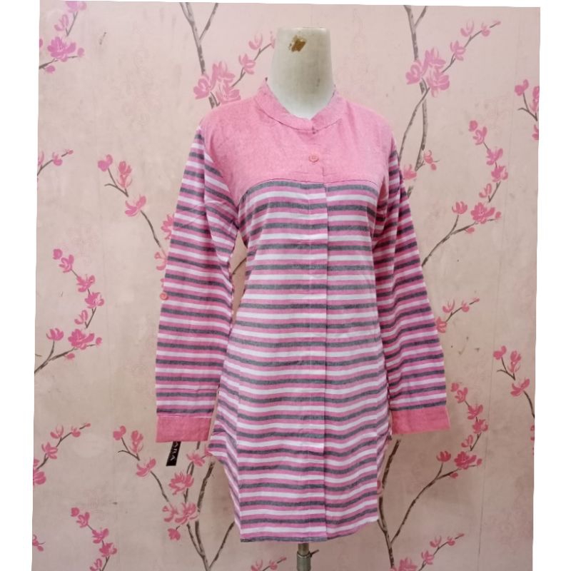 TUNIK SANTRI MUSLIMAH HARA MOTIP SALUR M L XL
