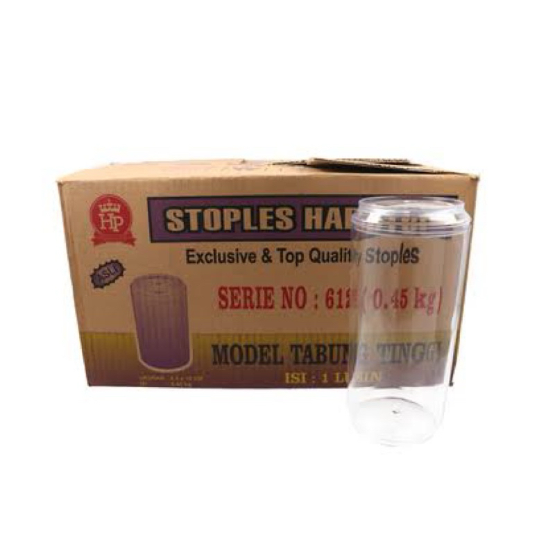 Toples Kue Kering Mika Tabung Tinggi Hardtop 612 (450 Gr)