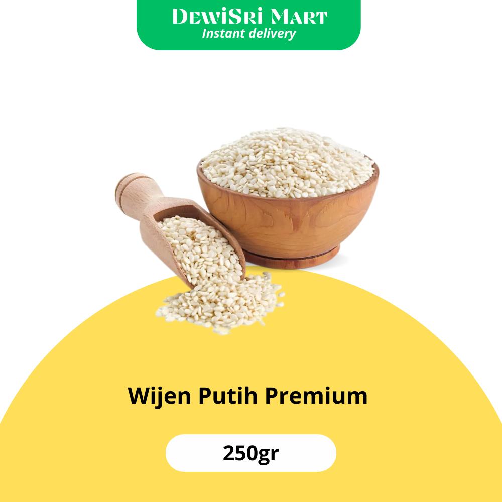 

Wijen putih premium 250gr