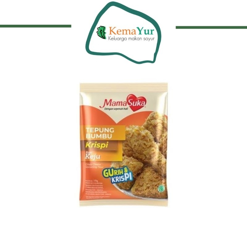 

MAMASUKA TEPUNG BUMBU AYAM KRISPI KRISPY KEJU
