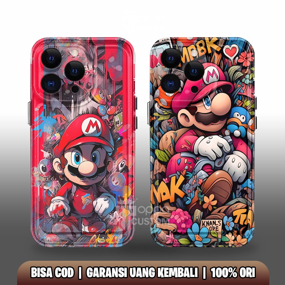 CLEAR CASE IPHONE TEMA [MARIO] 6 / 6S 6 PLUS 7 / 8 7 PLUS / 8 PLUS XR X / XS XS MAX 11 (6,1 Inch) 11