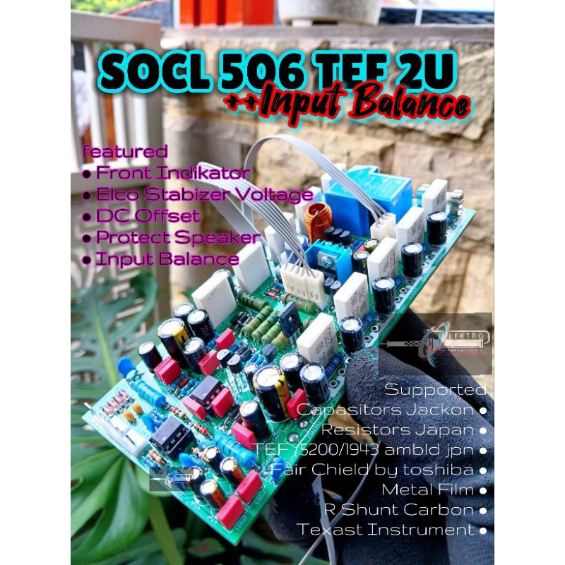 Kit Driver SOCL 506 TEF Include Input Balance 2U | Double Layer