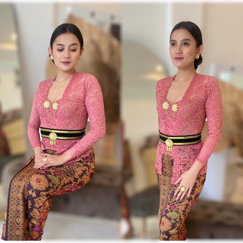 Gratis Ongkir Kebaya Modern Brukat Bali Melar Atasan Kebaya Brukat Kutu Baru Murah Grosir Baju Adat