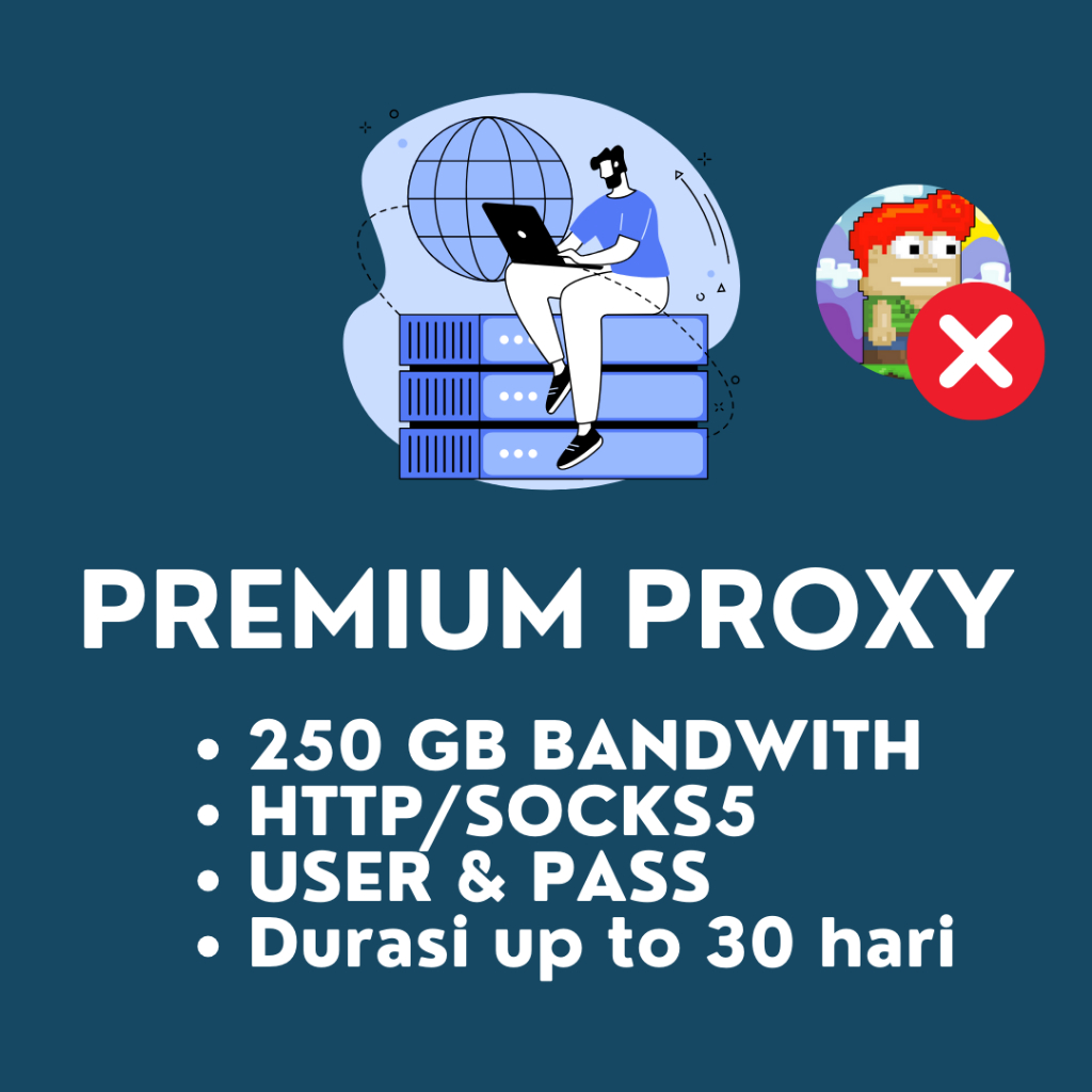 PROXY PREMIUM HIGH SPEED HTTP/SOCKS5 SATUAN