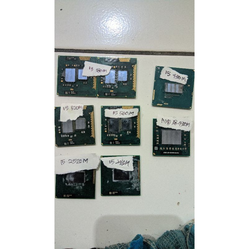 borongan prosesor laptop murah core i3,i5, AMD