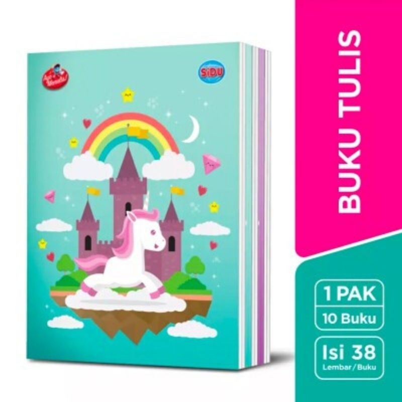 

Buku Tulis Sidu 38 Isi 10 / Buku Tulis Murah / Buku Sidu 38 Lembar / Buku Tulis Sekolah