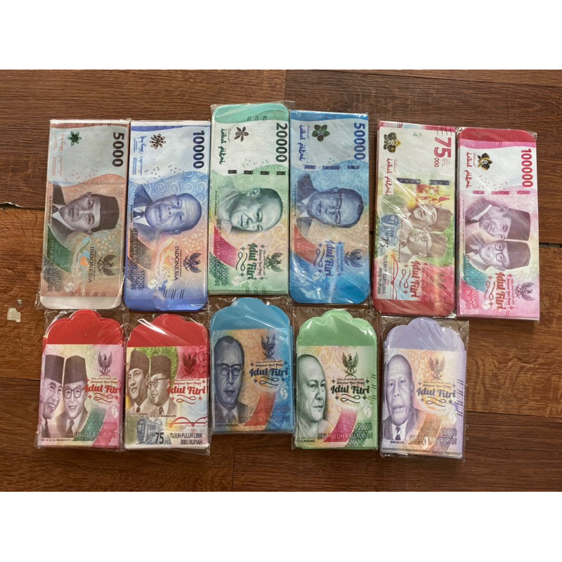 

amplop lebaran motif uang medium/ angpau hariraya idulfitri