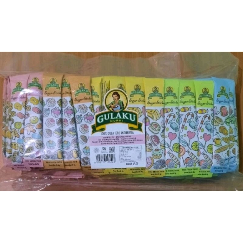 

gulaku stick 125 x 8gr gula sachet