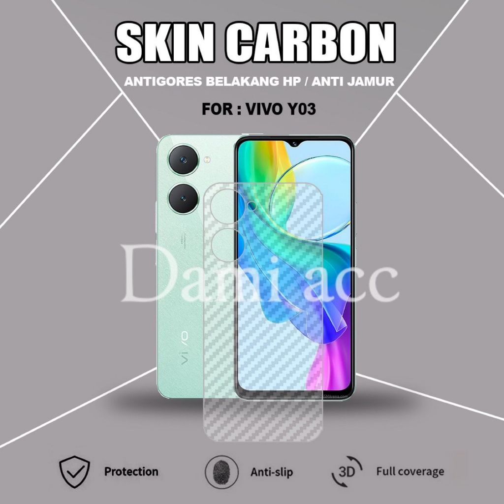 skin carbon vivo v30 y100 5g y03 v30 pro garskin antigores 3d diamond