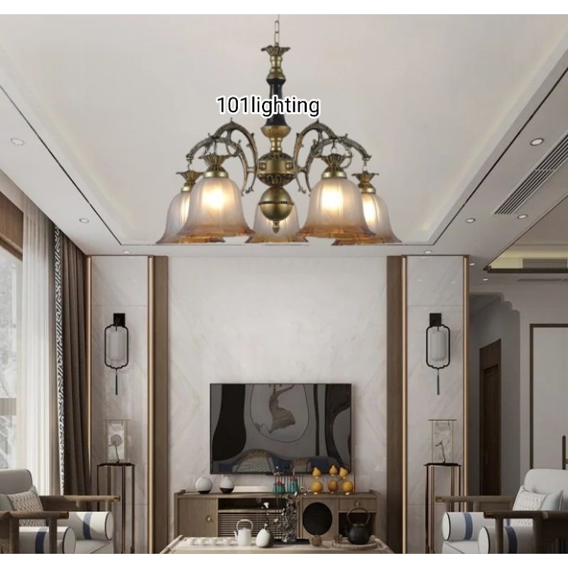 Lampu gantung klasik eropa ruang tamu 2744-5