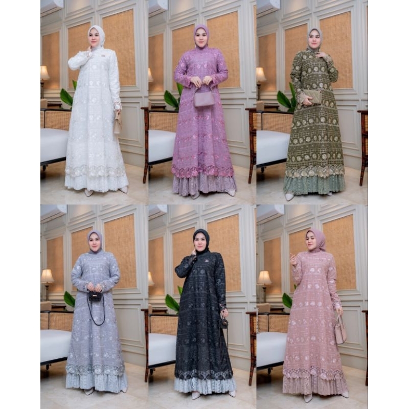 Ready HAFIKA NunuLolo dan Senja Dress by NunuLolo Gamis Muslim Original