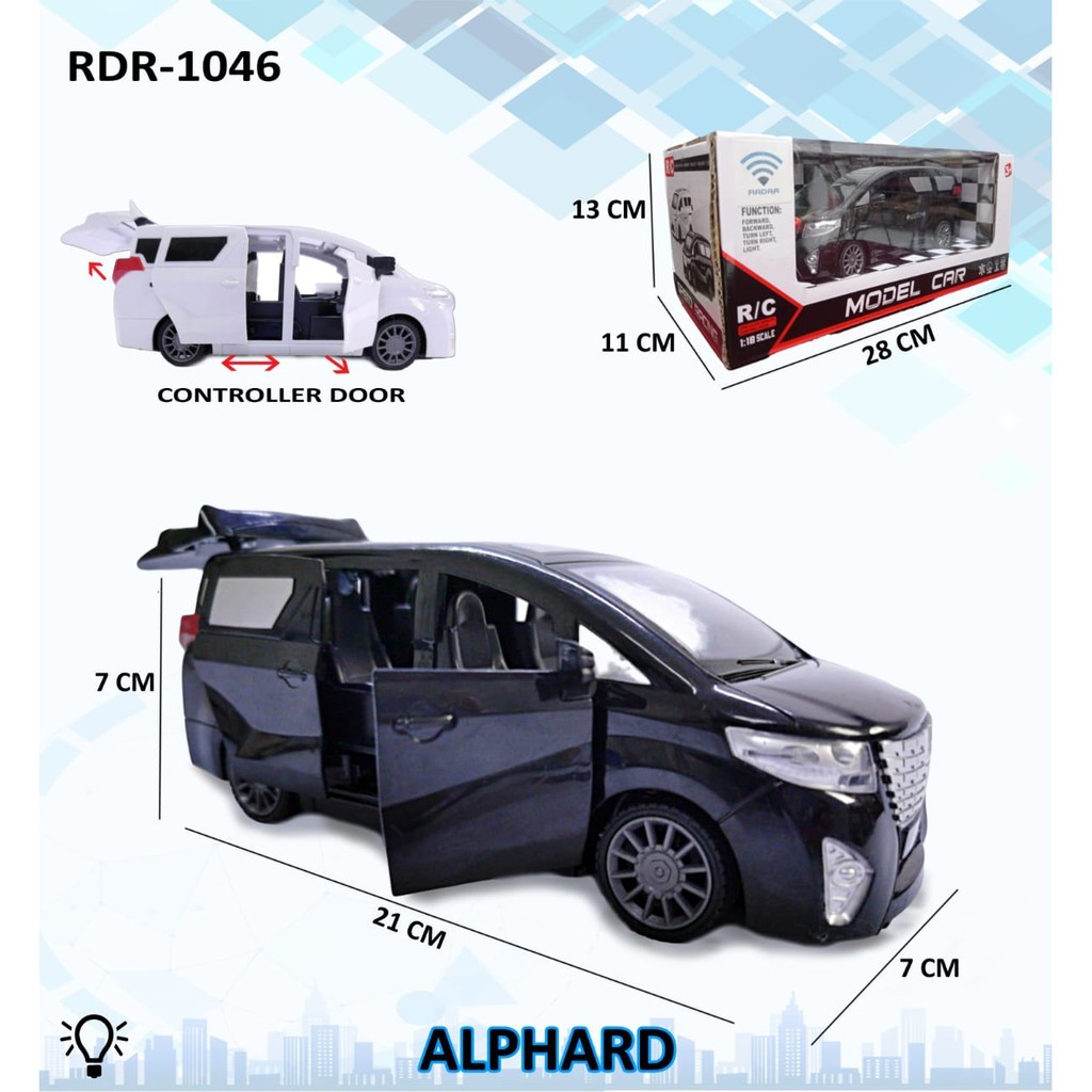 BISA COD  TERMURAH  Mainan Mobil Remote Control / Mainan Mobil Alphard Remote Control / Mainan Mobil