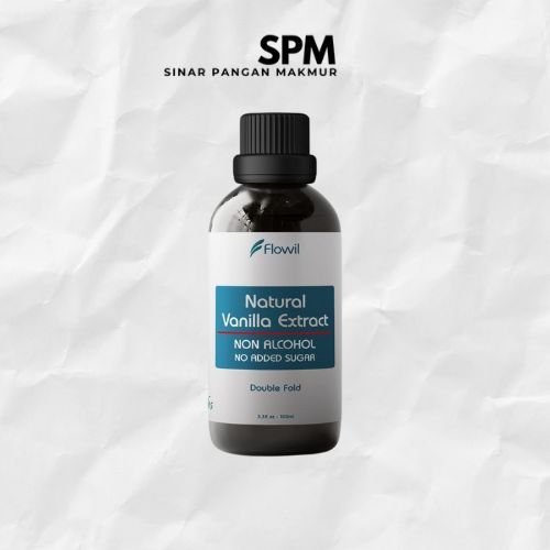 

Natural Vanilla Extract Double Fold / Vanila / Pasta Vanila / Ekstrak 100gr