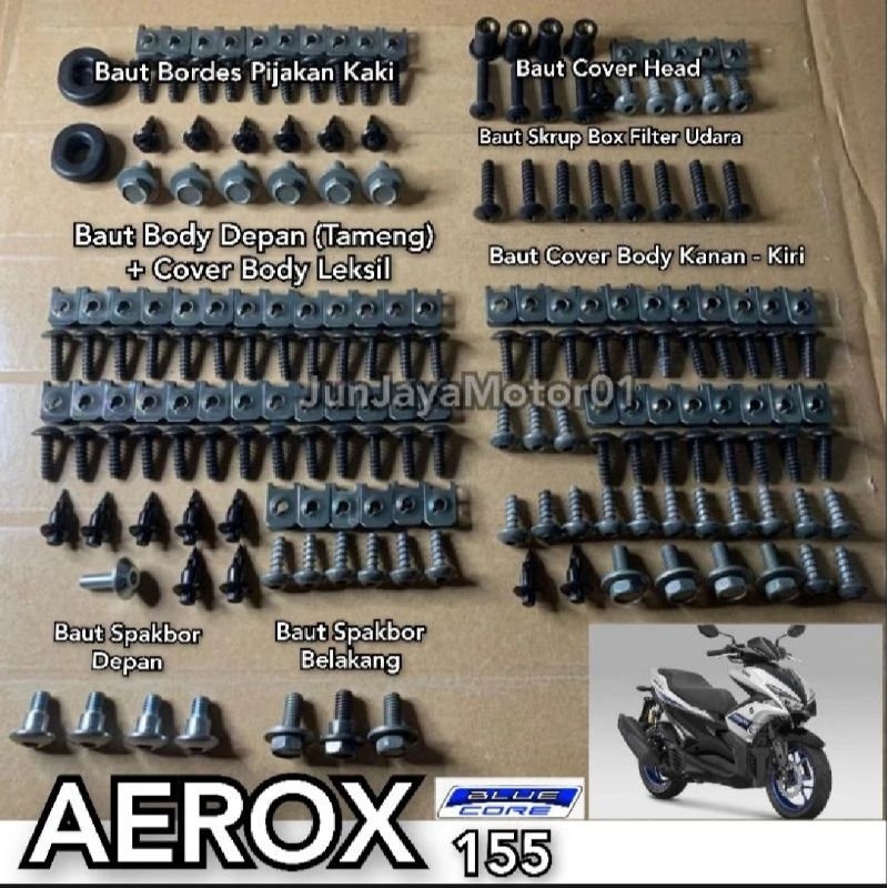 baut full set body yama aerox baut baut yamaha aerox baut bodi aerox baut aerox