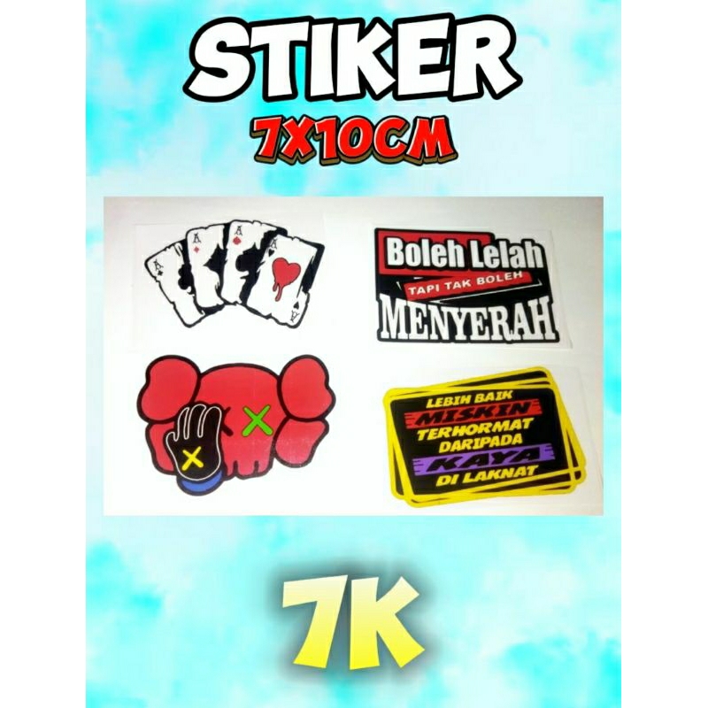 

Stiker motor/Mobil/laptop dll