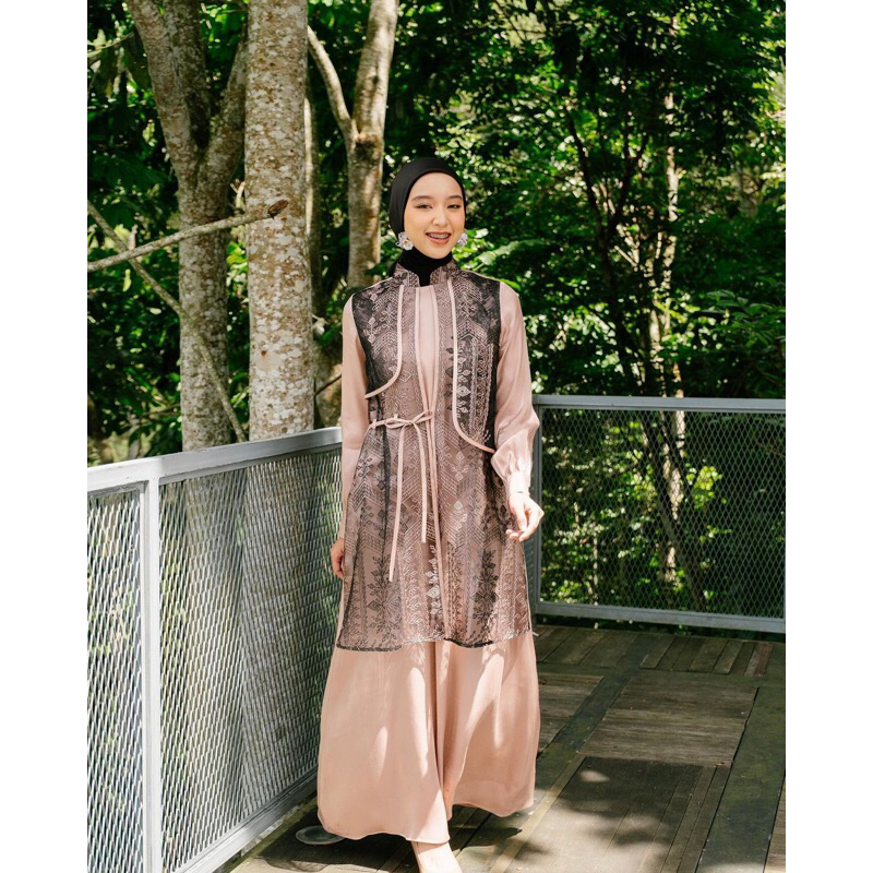 Hevania dress - Dress sarimbit ori zoya ibu 2024 hevania dress