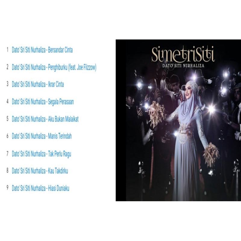 siti nurhaliza cd album simetrisiti 2017