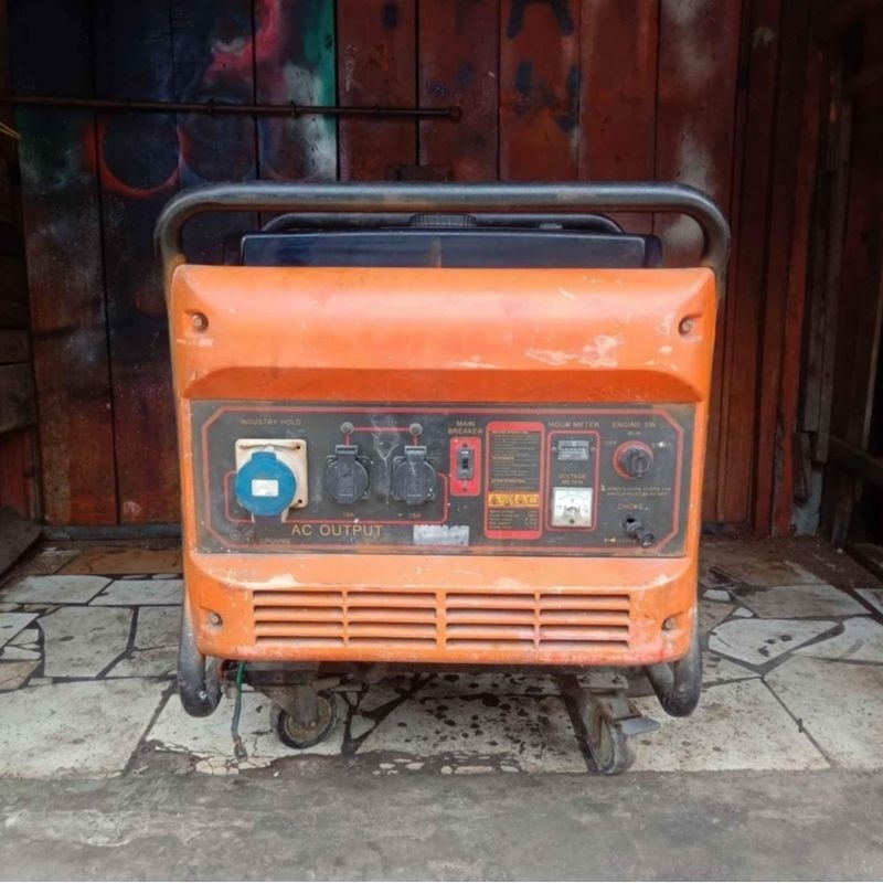 Mesin Genset Loncin 2 Slinder 9000 Watt Starter Original