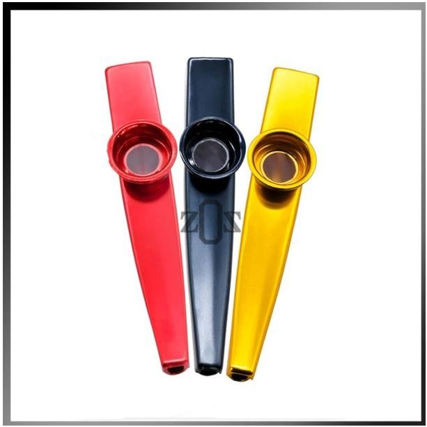 Kazoo Alat Musik Tiup Flute Metal Aluminium