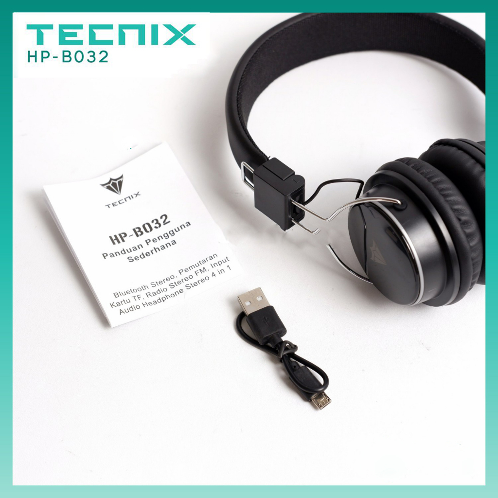 HEADSET WIRELESS TECNIX HP-B032