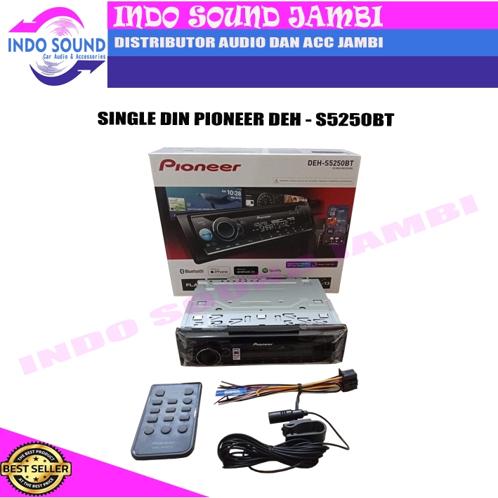 Pioneer DEH-S5250BT Bluetooth Single Din