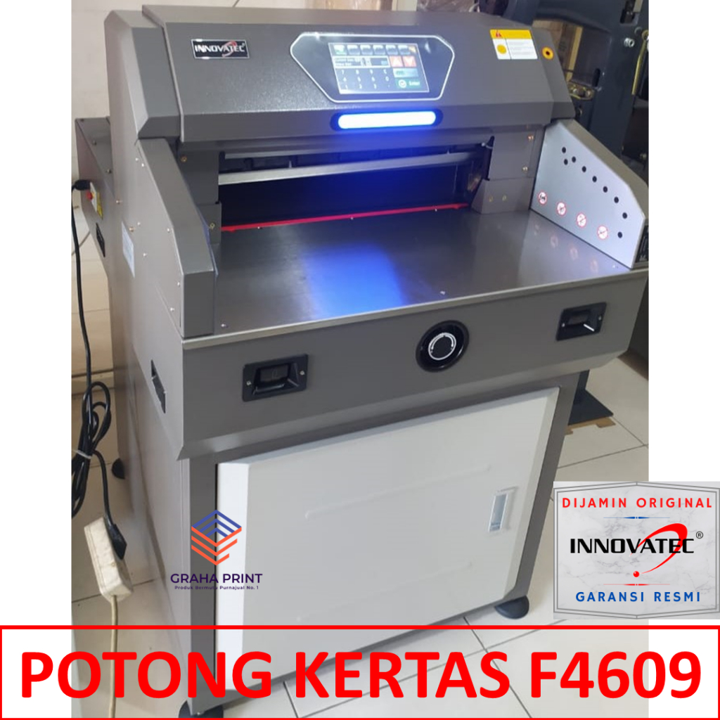 Mesin Potong Kertas Digital 4609 INNOVATEC Pemotong Kertas Otomatis Doble Folio | Automatic Digital 