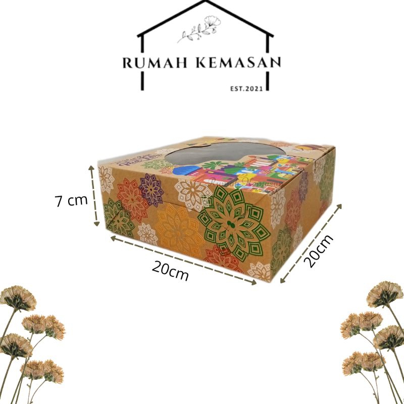 

box Idul Fitri Kraft 20x20x7