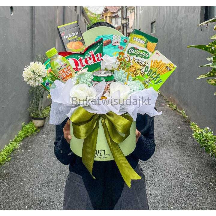 

Bloom Box Hampers Snack One Tone / Hampers Lebaran / Hampers Ramadhan