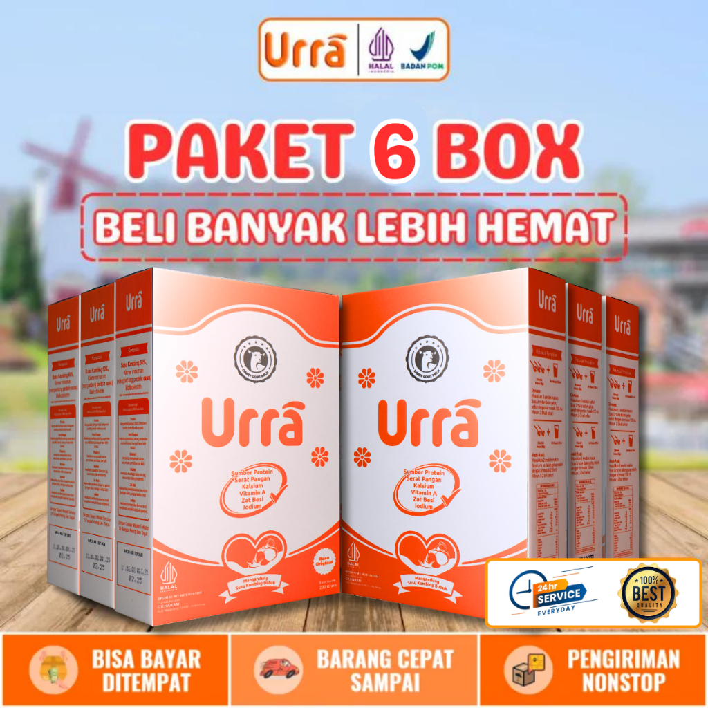 

PAKET 6 BOX Susu Urrra Original Paket Hemat Penambah BB Anak
